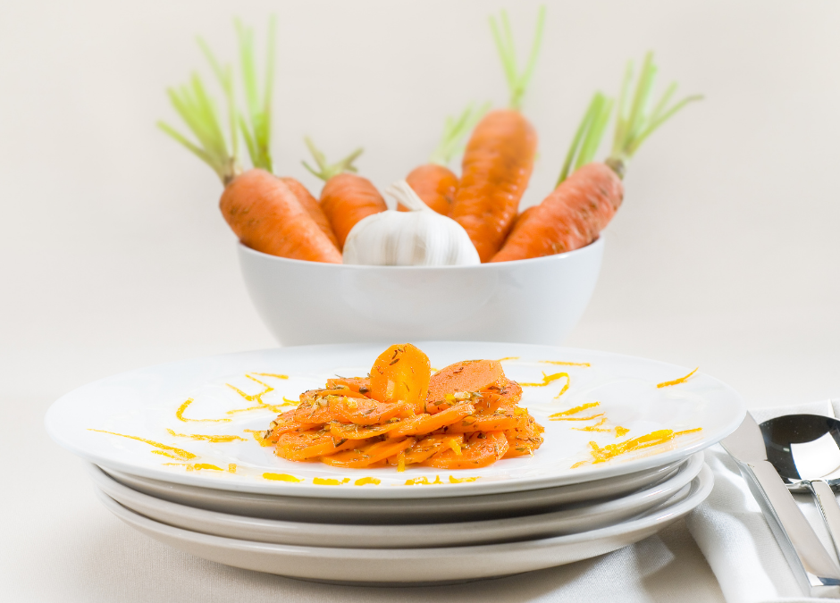 Low Sodium Honey Roasted Garlic Carrots